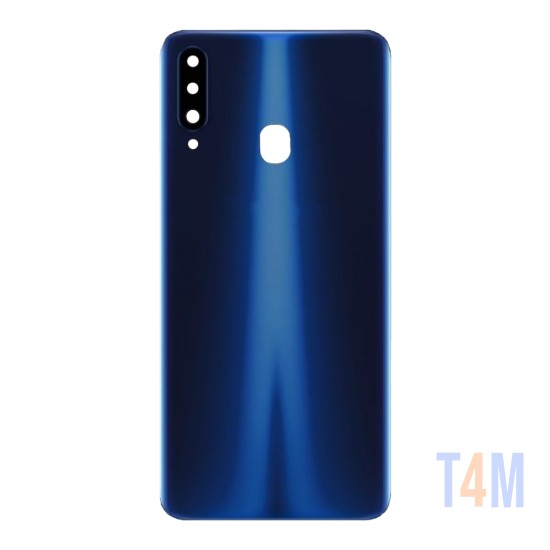 Back cover with Camera Lens Samsung Galaxy A20s/A207 Blue